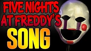 FIVE NIGHTS AT FREDDYS SONG quotTHE PUPPET SONGquot Lyric Video [upl. by Bill]