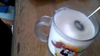 Aerolatte Review Frothing Cold Milk In Under 1 Minute [upl. by Balfore]