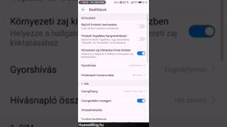 Hívószám kijelzés beállítás Huaweien [upl. by Cirred]