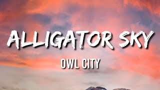 Alligator Sky  Owl City Lyrics [upl. by Haret]