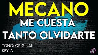 Mecano  Me Cuesta Tanto Olvidarte  Karaoke Instrumental [upl. by Letnohc344]