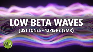 Low Beta Waves 1215Hz SMR Just Isochronic Tones [upl. by Sivahc]