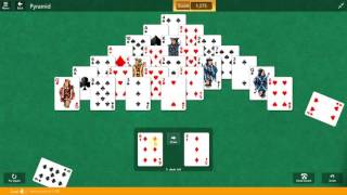 How to play Pyramid Solitaire [upl. by Kcirrad]