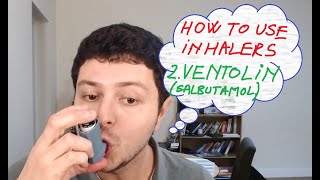 2 How to use inhalers  Ventolin salbutamol [upl. by Pincas]