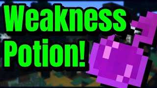 How to Make a Splash Potion of Weakness in Minecraft  FAST and EASY Shorts [upl. by Lovash]