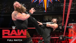 FULL MATCH  Roman Reigns vs Braun Strowman Raw March 20 2017 [upl. by Mun422]