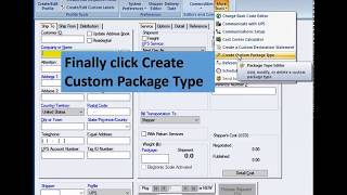 UPS WorldShip  Custom Package Types [upl. by Crissie255]