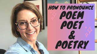 Learn to Pronounce POEM POET POETRY  American English Pronunciation Lesson learnenglish [upl. by Oiramed]