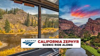 Amtrak California Zephyr Ride Along  Most Scenic Train Ride In The USA  Fall Foliage [upl. by Einahpet]