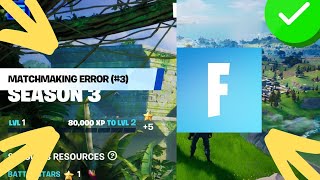 How To Fix Fortnite Matchmaking Error [upl. by Spillar51]