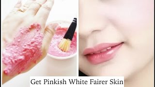 Get Pinkish White Glowing Fairer Skin in 10 Minutes [upl. by Maitilde]