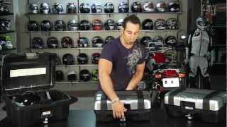 Givi Trekker Monokey TRK33N TRK46N Topcase amp Sidecase Review at RevZillacom [upl. by Ltney]