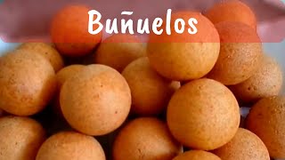 DELICIOSOS BUÑUELOS caseros  RECETA BUÑUELOS COLOMBIANOS [upl. by Dikmen]