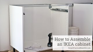 How to Assemble an IKEA SEKTION Base Cabinet [upl. by Enined]